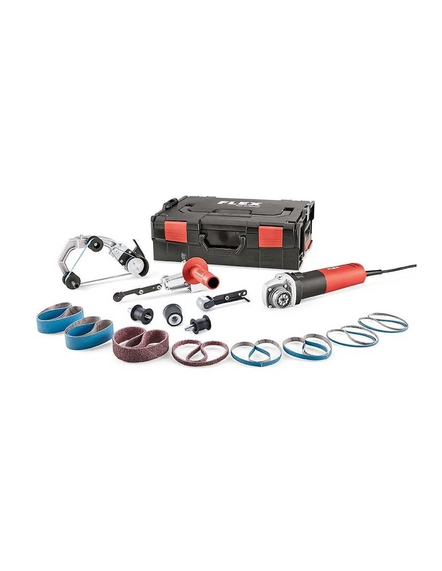 Lijadora banda estrecha 800 W TRINOXFLEX BRE 8-4 INOX Set FLEX