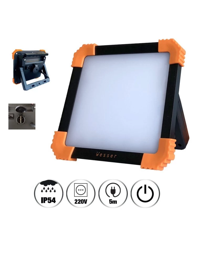 Proyector Led ENIF 30 W 2.400 Lúmenes luz fria IP54 WESSER ASEIN - 2