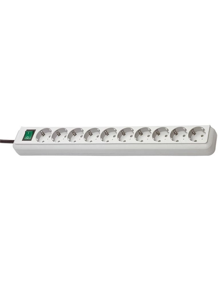 Enchufe múltiple con interruptor 10 bases schuko