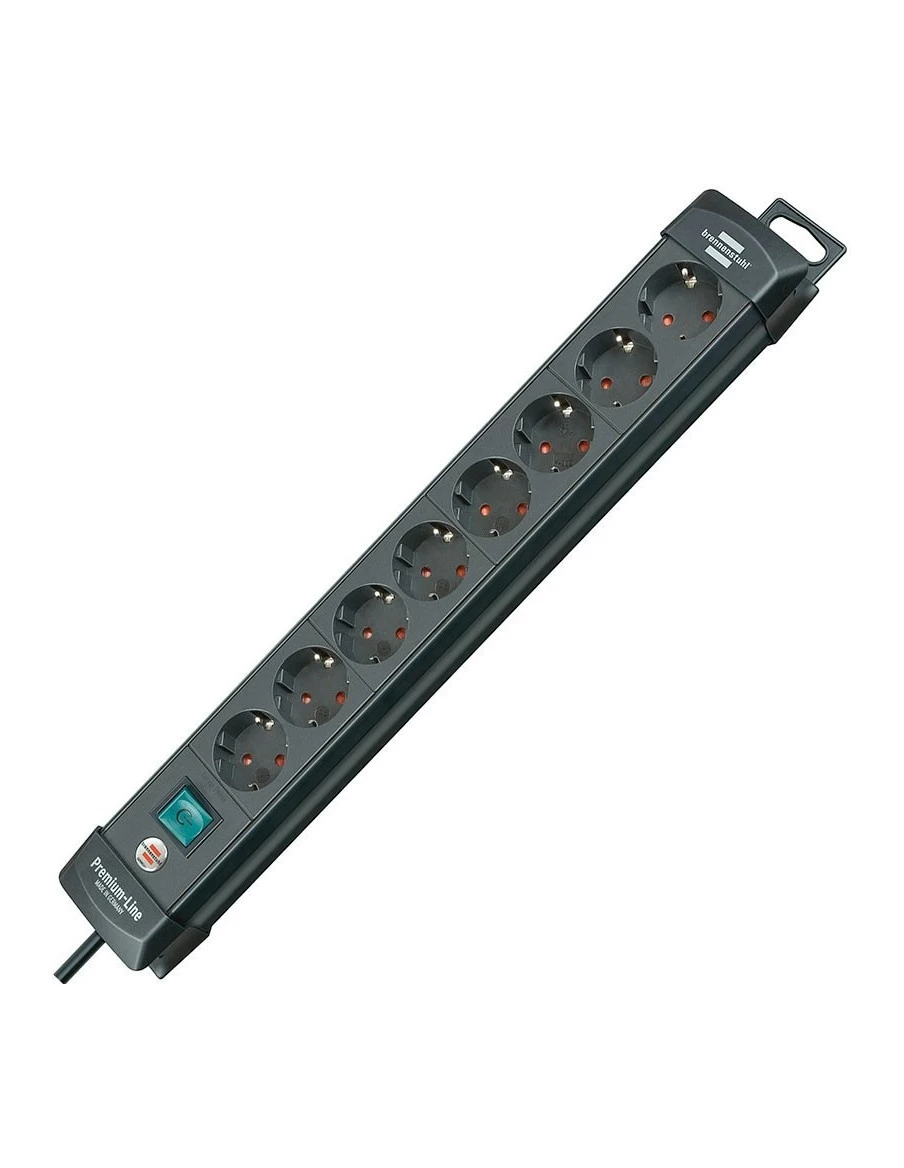 Enchufe múltiple irrompible 8 bases schuko