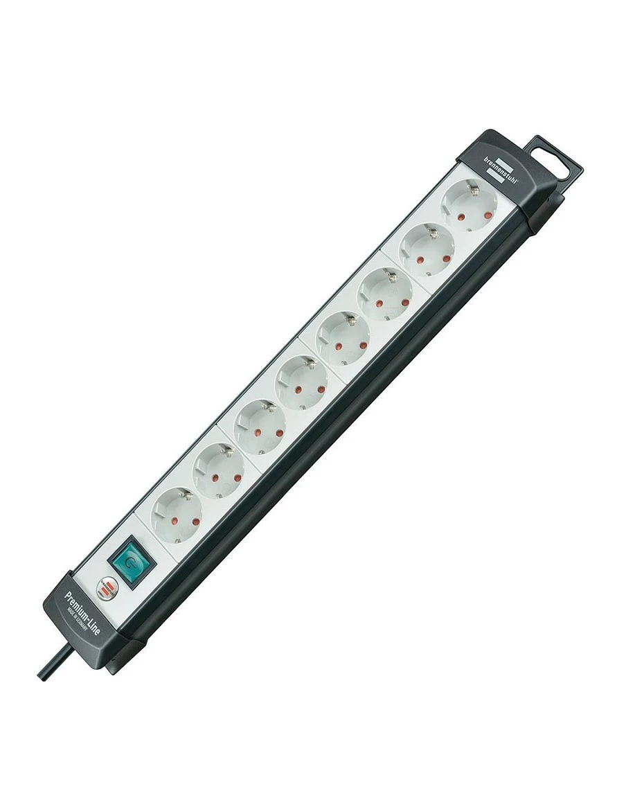 Enchufe múltiple irrompible 8 bases schuko