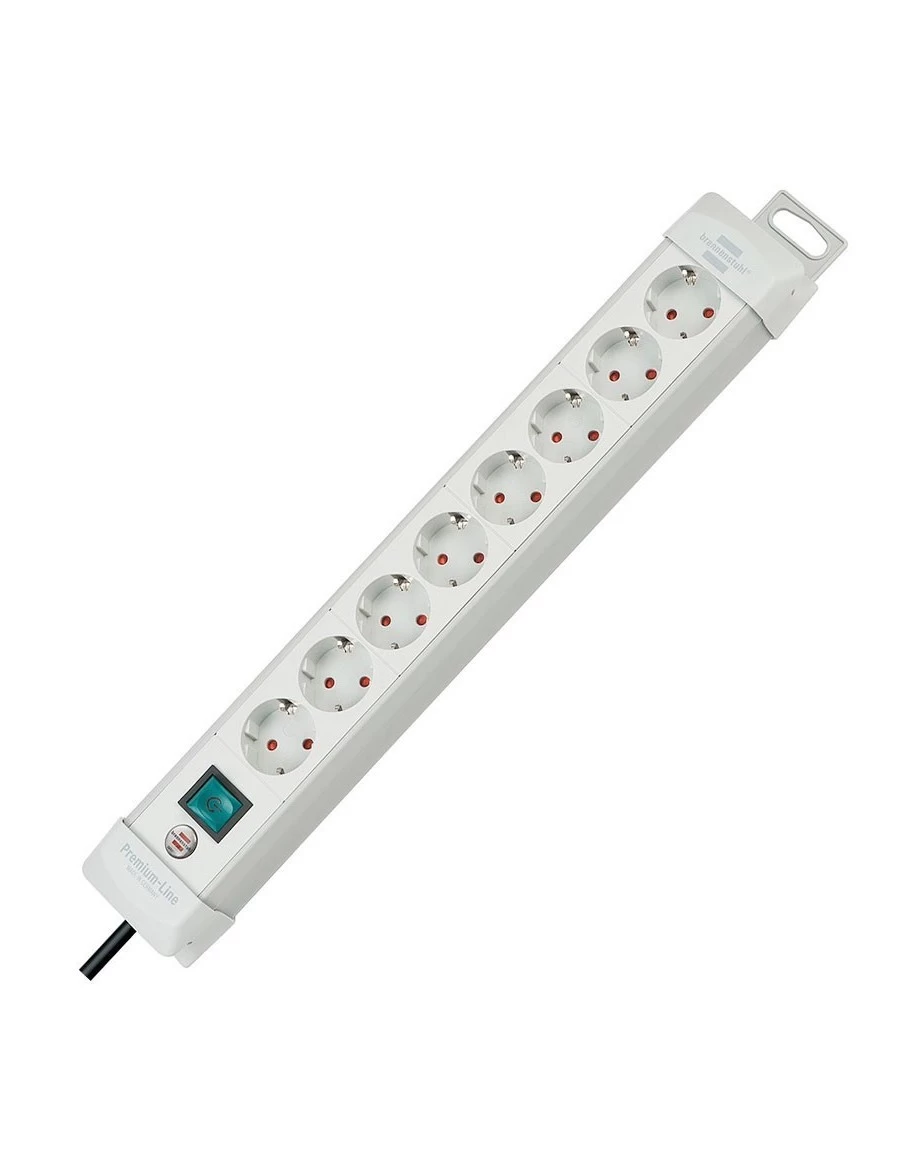 Enchufe múltiple irrompible 8 bases schuko