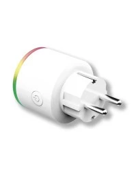 Enchufe wifi inteligente con luz de noche multicolor y medidor de consumo Energeeks