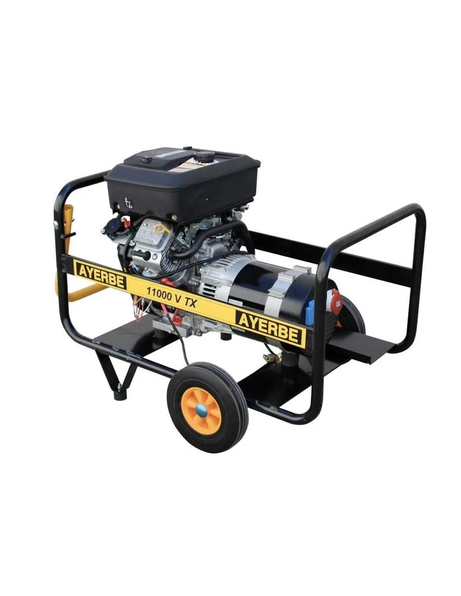 Generador 10 KVA 8.000 W trifásico con motor VANGUARD 16 HP AY11000VTX AYERBE